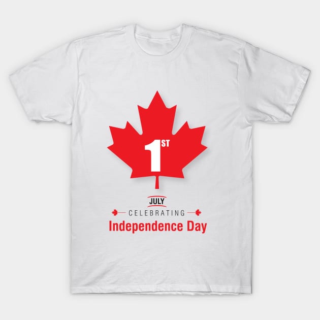 Canada day T-Shirt by BasilAlmajed